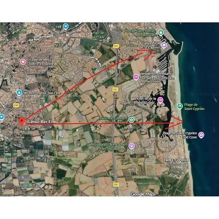T2 Renove Wifi - 6 Min Des Plages דירה Latour-Bas-Elne